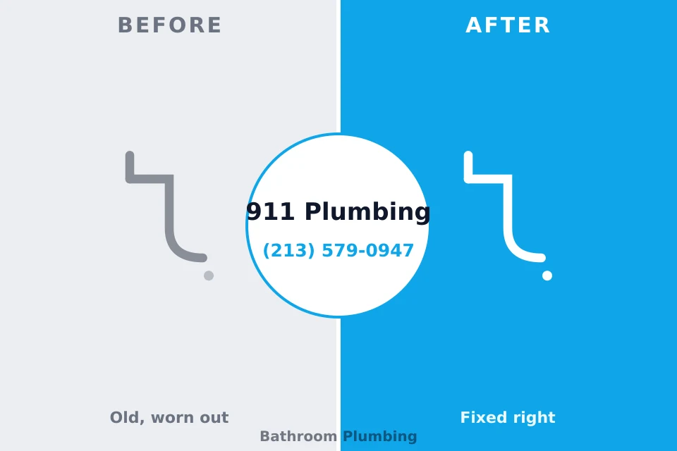 Before and after: plumbing repair Lake Dunlap, TX